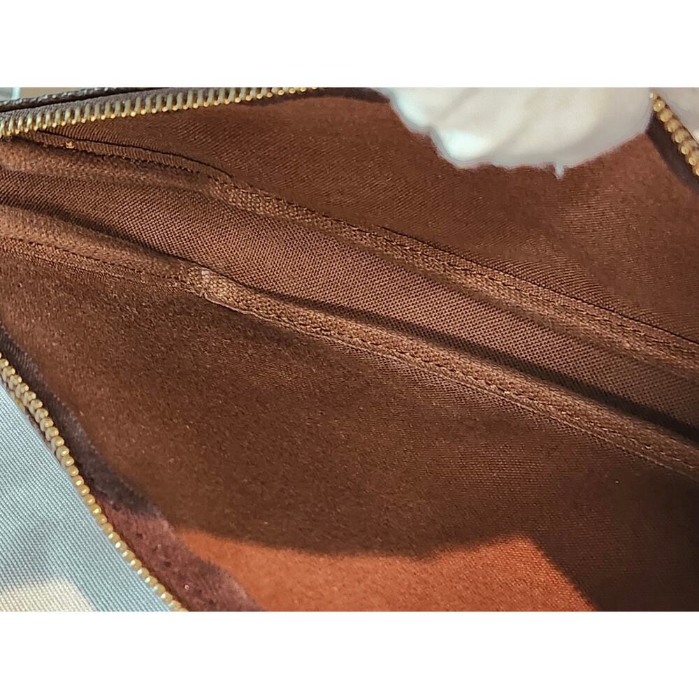 Louis Vuitton LV Monogram Pochette Accessoires with Gold Chain Vintage Bag - Picture 13 of 14